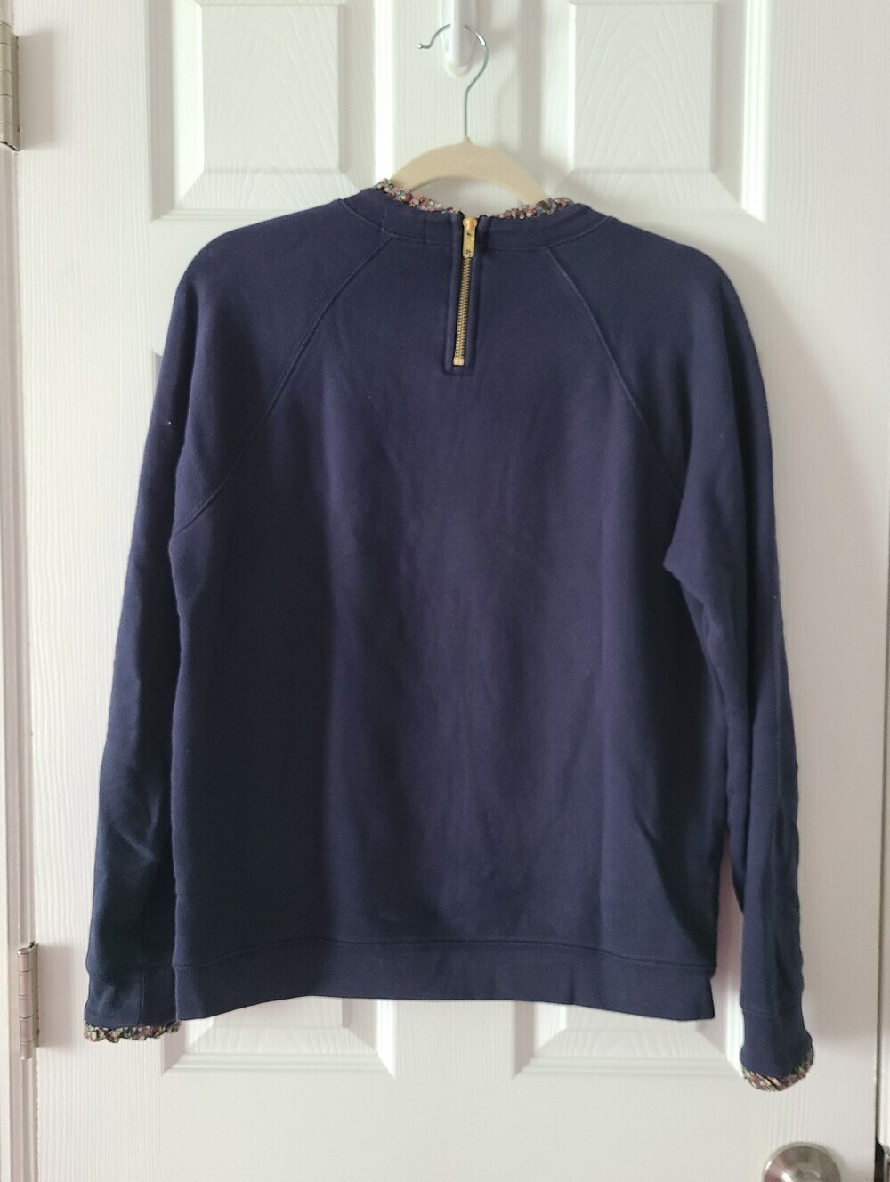 J.Crew Woven Ruffle Neck Pullover - Picture 4 of 6